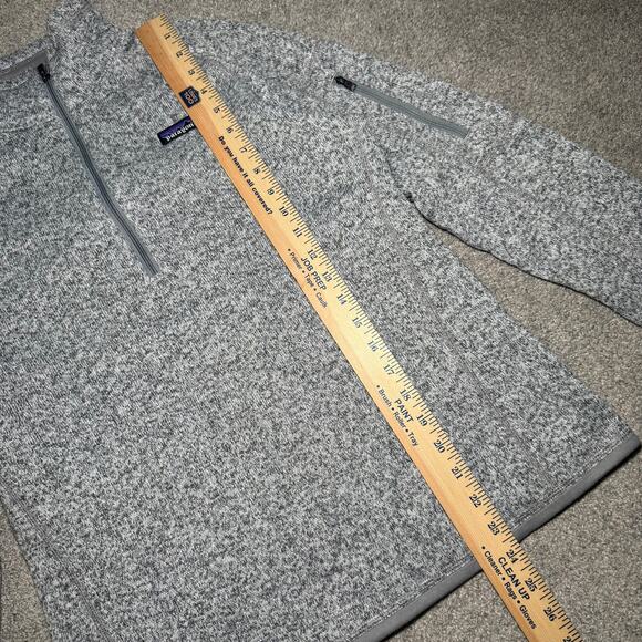 Patagonia 1/4 Zip Pullover Sweatshirt Women’s Medium Gray Better Sweater - Picture 5 of 5